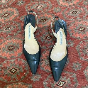 Manolo Blahnik Sling Back